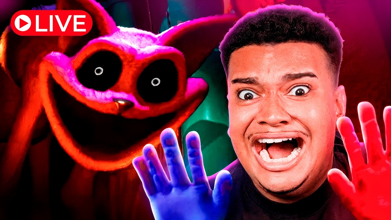 🔴JOGANDO POPPY PLAYTIME PELA PRIMEIRA VEZ NA VIDA! ME AJUDAAAA - CAPITULO 3