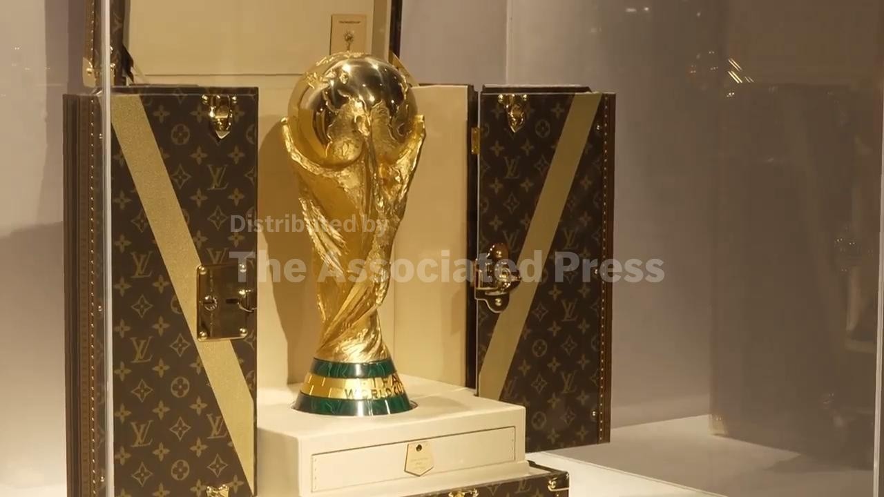 Louis Vuitton unveils the official trunk for the World Cup Trophy