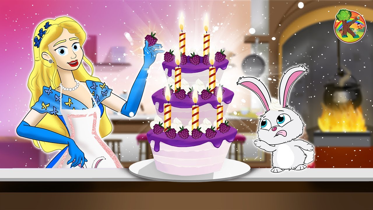 Princesa Cenicienta - El Pastel De Cumpleaños | KONDOSAN en Español - Cuentos Cortos para Niños