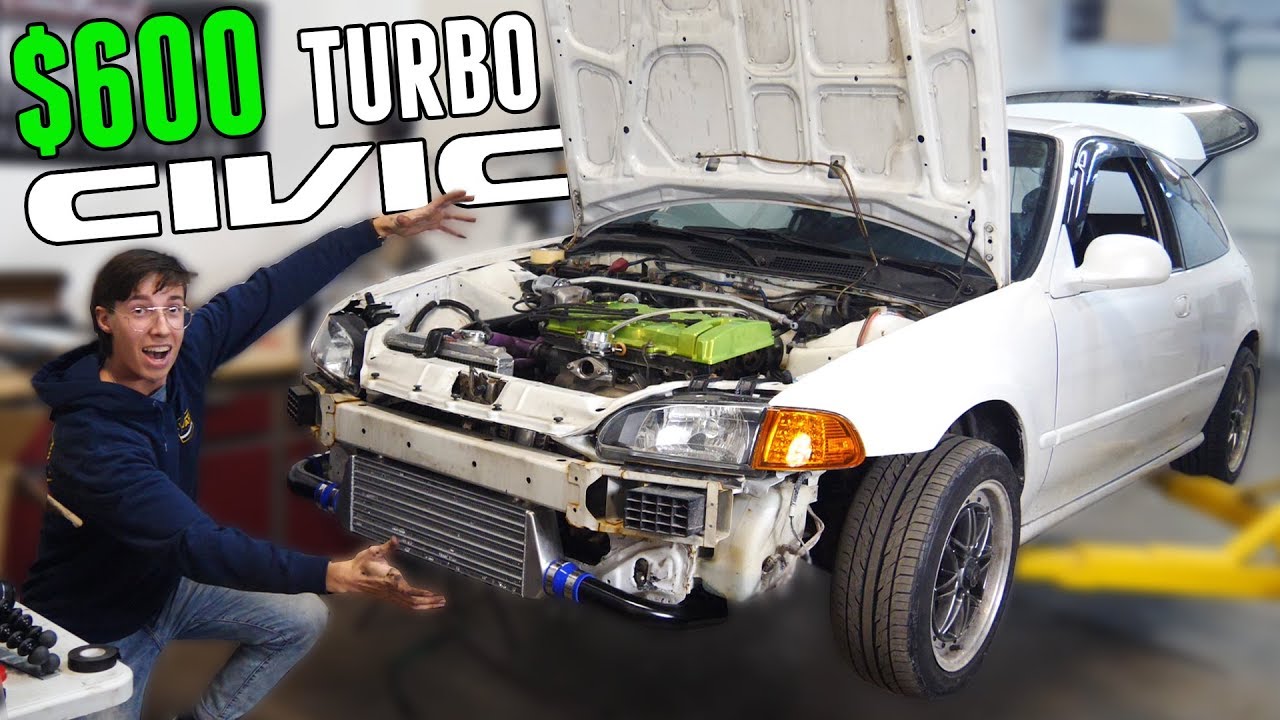 Installing a $600 TURBO KIT on a B18 Swapped Civic! - Is it Any Good?