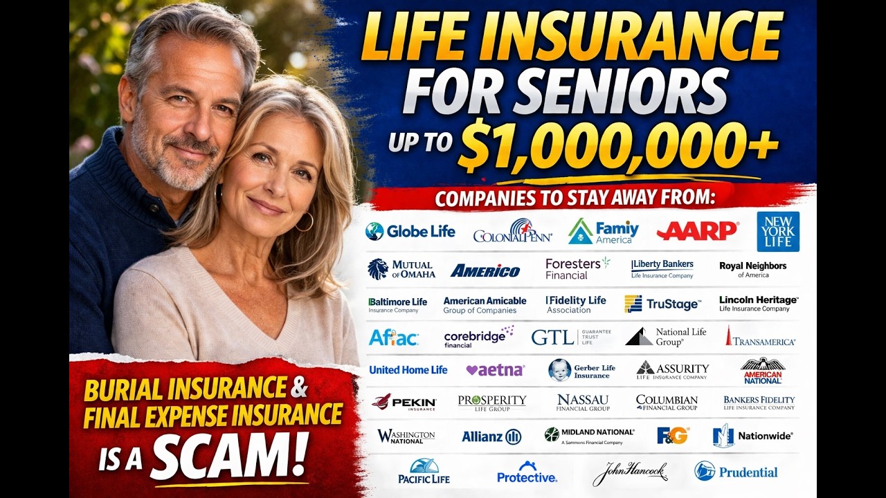 Best Life Insurance for Seniors Over 50 | Final Expense is a scam + Rates & What mistakes to Avoid