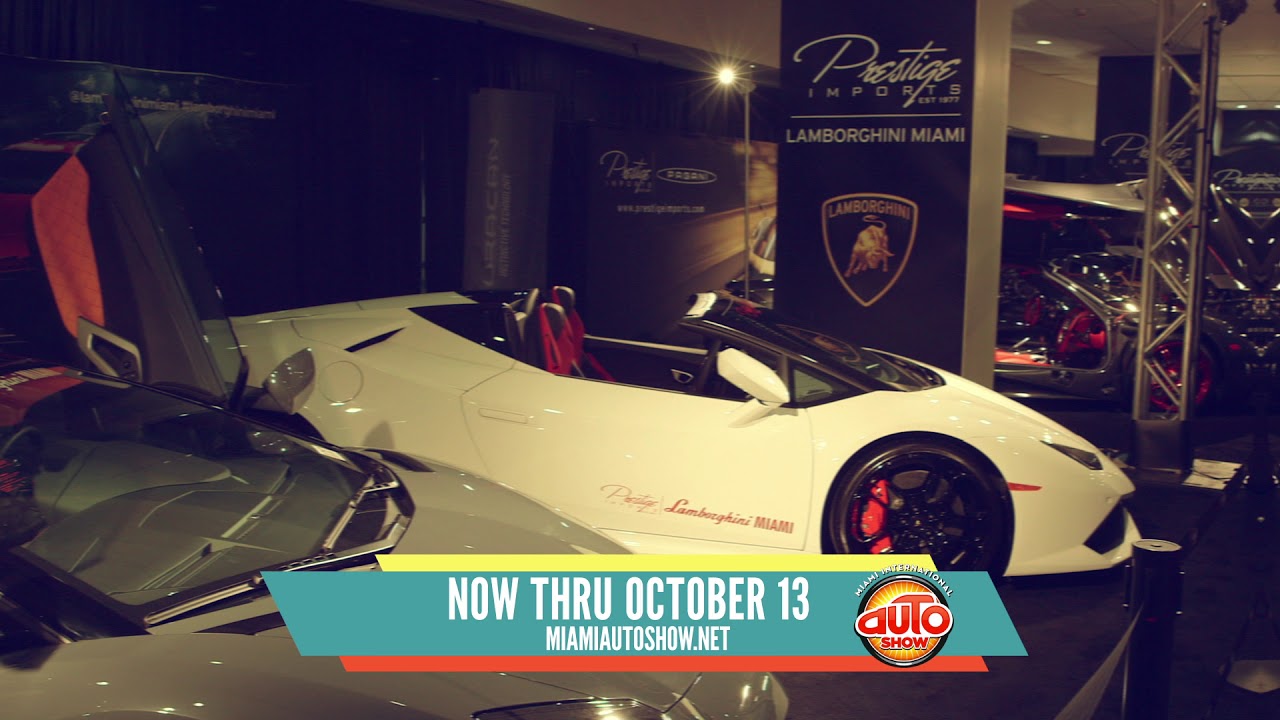 The Miami Auto Show in Now Open!
