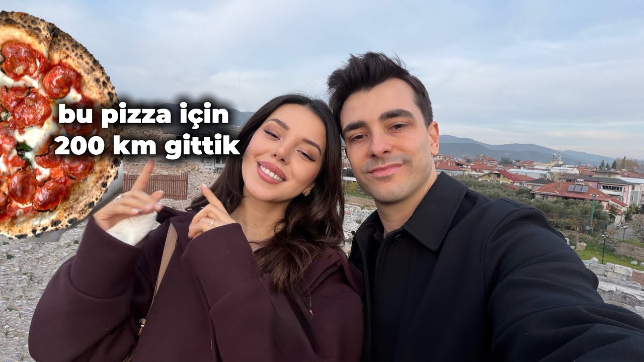 PİZZA YEMEK İ&Ccedil;İN 200 KM YOL GİTTİK! İznik Vlog