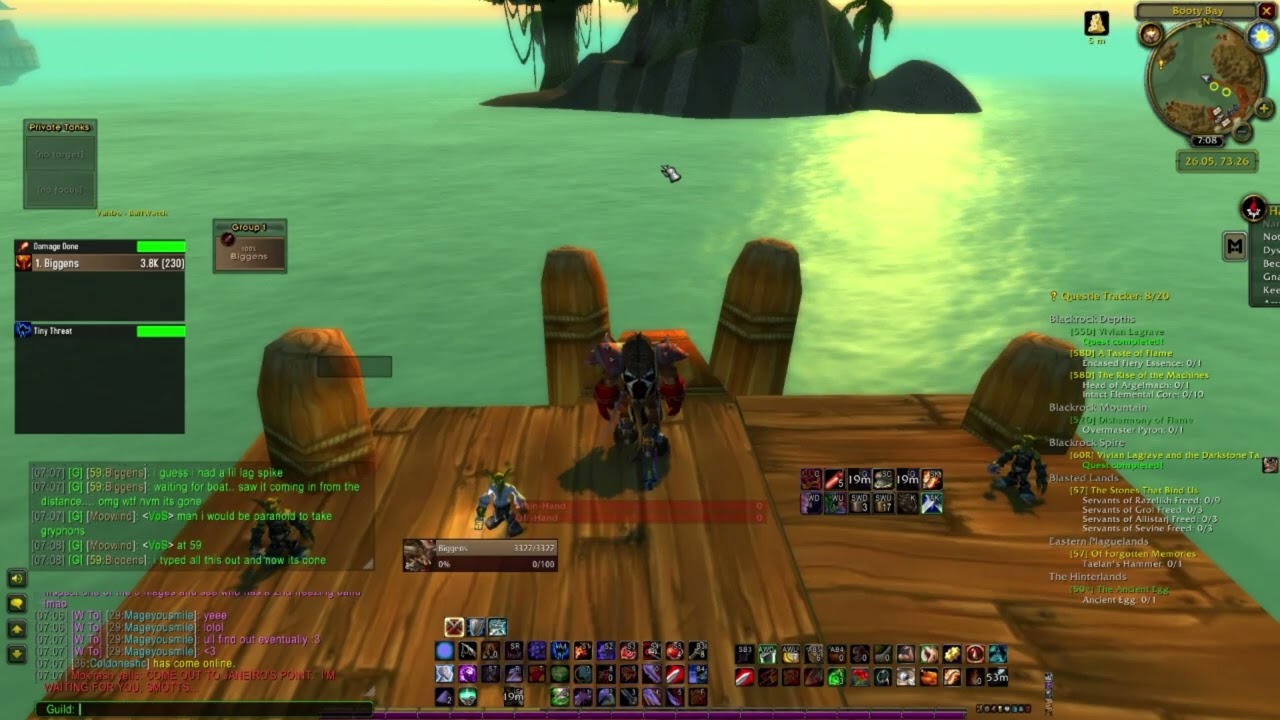 booty bay boat's bugged, bud