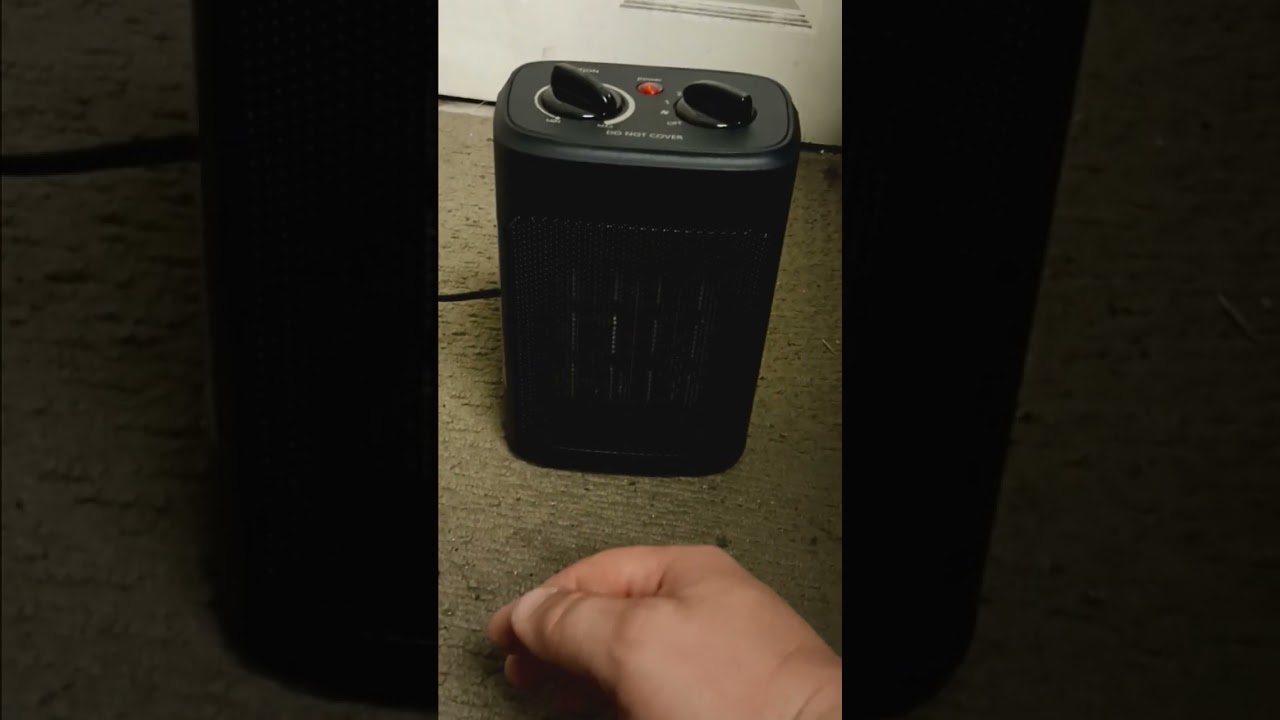 my first ceramic heater review: mainstays...