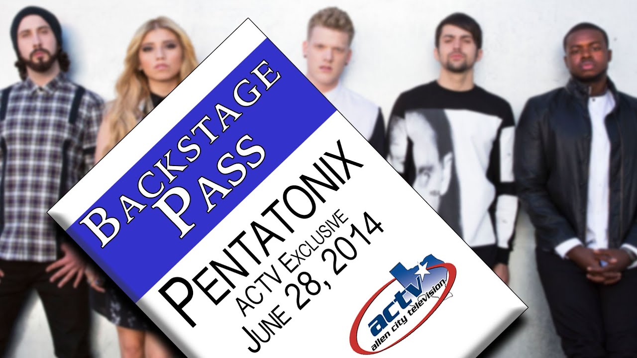 Pentatonix Back Stage Exclusive (June 28, 2014)