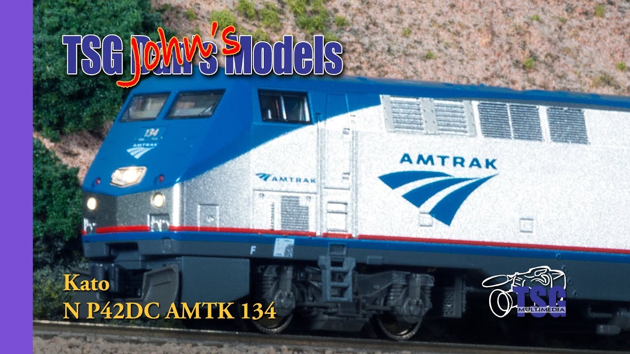 Как установить модель поезда Digitrax SDN144K0a N Scale Kato P42