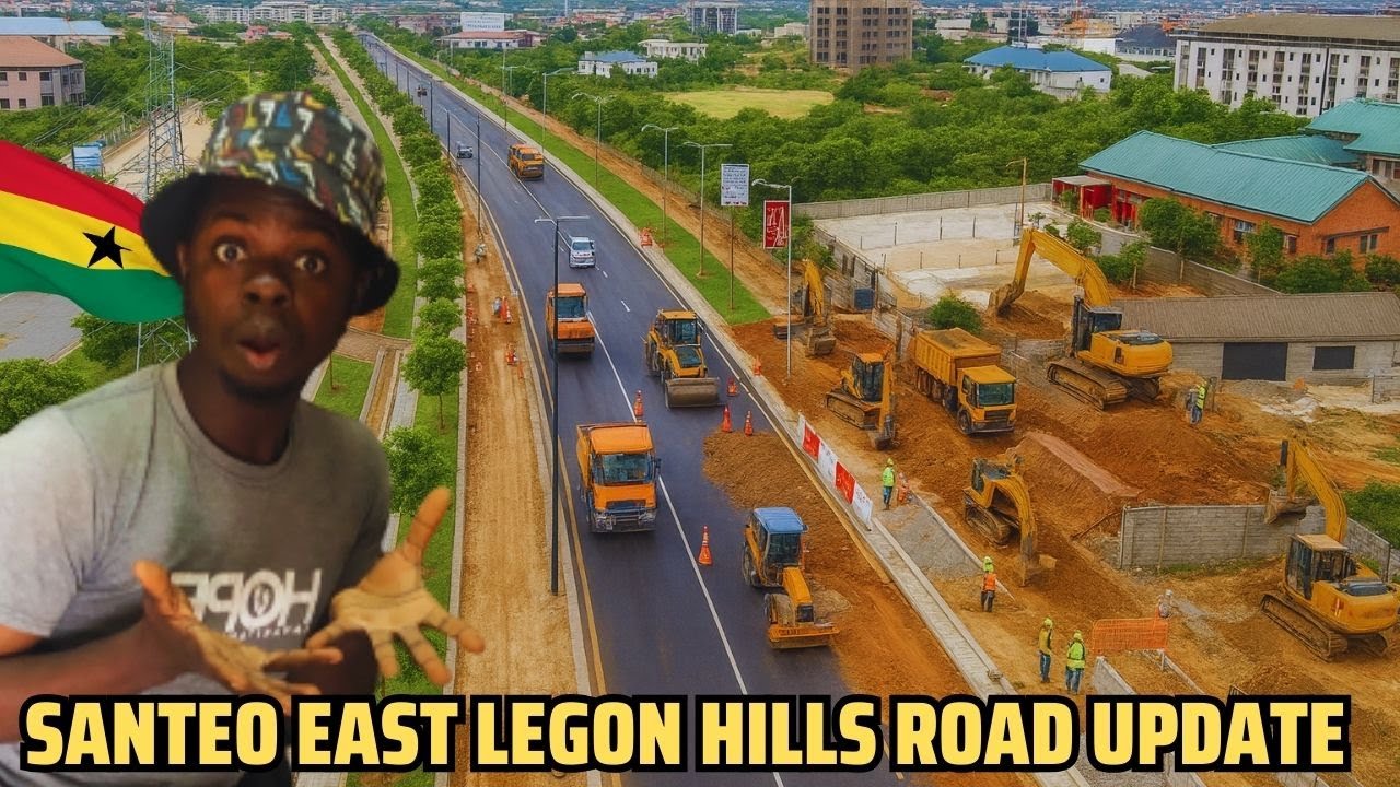 Massive Upgrade At Santoe! East Legon Hills Road Is Transforming Ghana 🇬🇭 