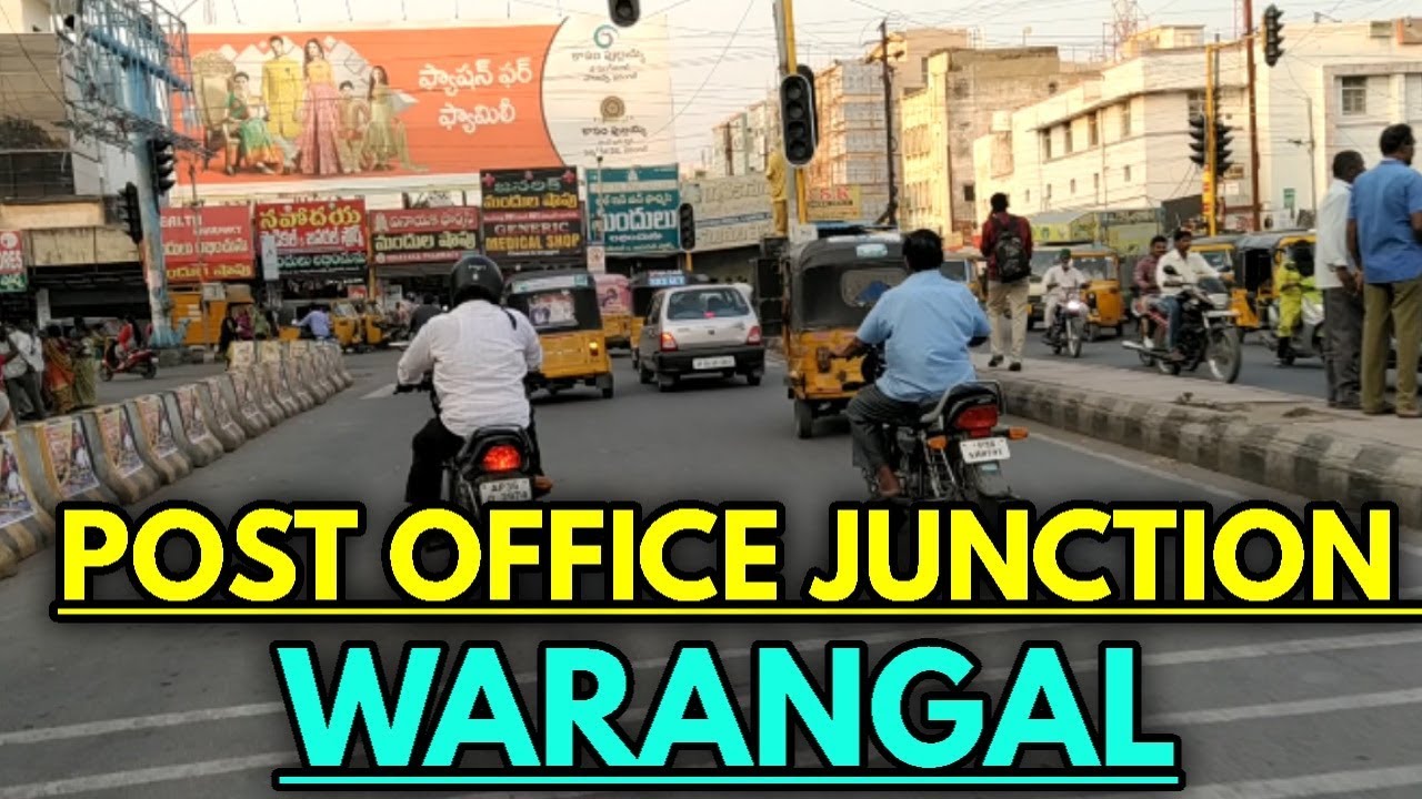 Post office junction warangal || traffic area Hunter bridge warangal || PrashiModi