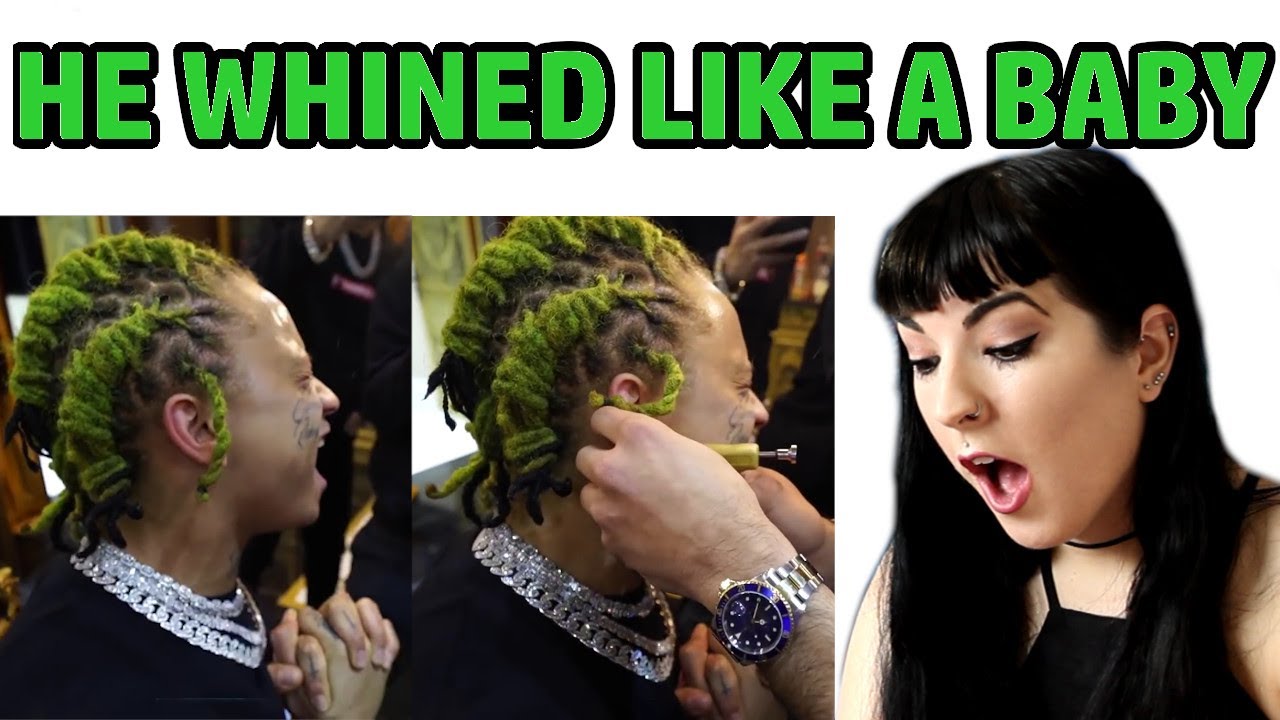 Piercer Reacts to Rapper Trippie Redd Terrified Of Piercing
