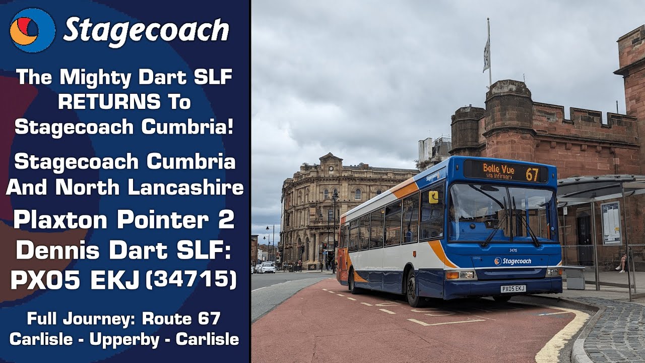 Stagecoach Cumbria And North Lancs Plaxton Pointer 2 Dennis Dart SLF: PX05 EKJ