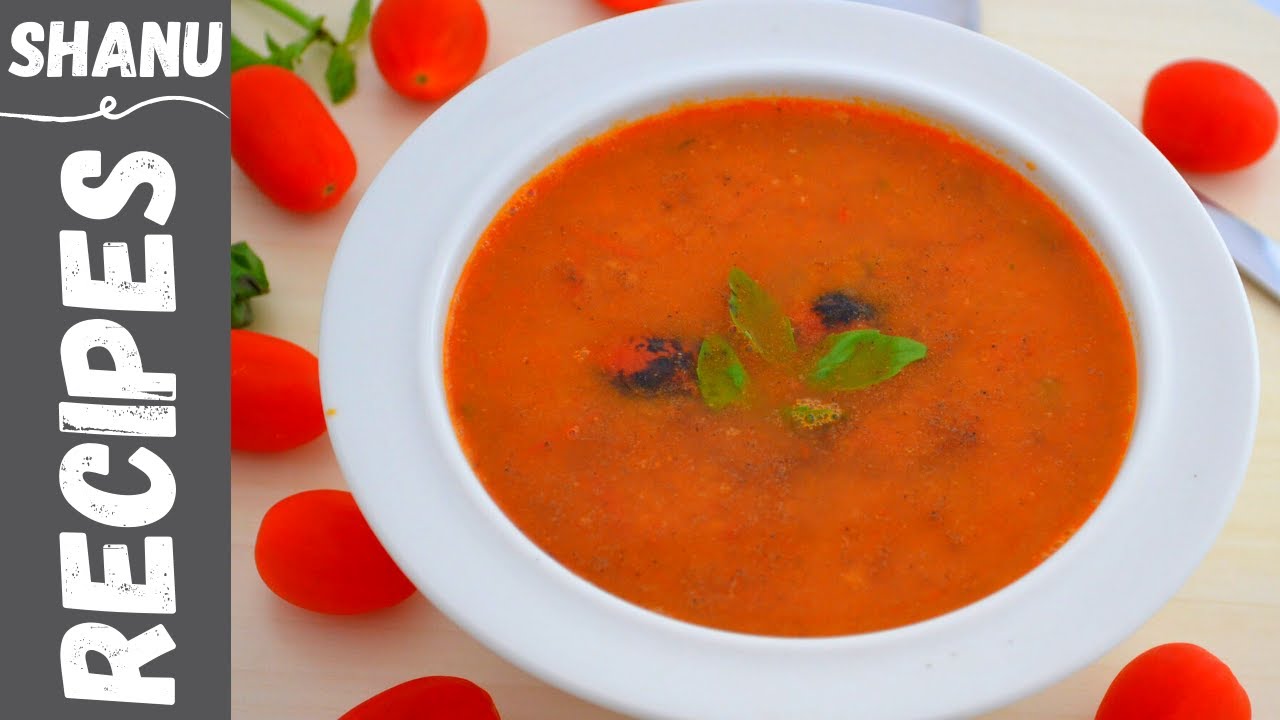 Tomato and Bean soup | Easy Tomato soup | Tomato with cannellini beans soup | Healthysoup #88