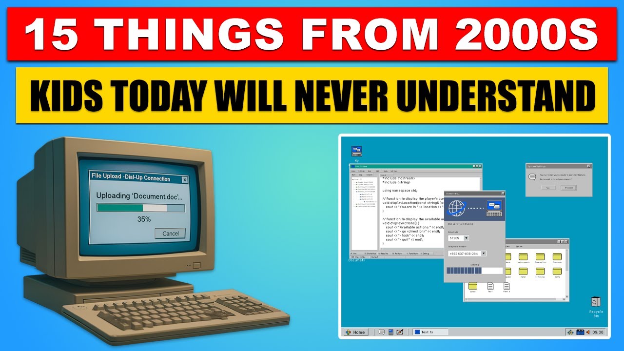 15 Things From the 2000s Kids Today Will NEVER Understand