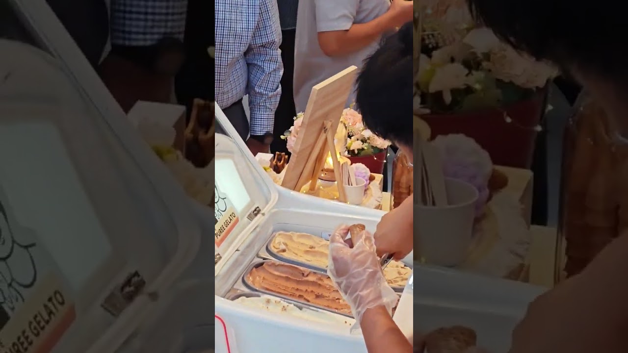 Wedding Gelato #malaysia #gelato #wedding #PureeGelato