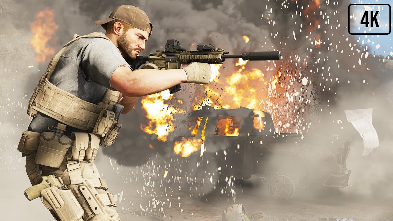 SEAL Team Full Metal Tactical Role Play Ghost Recon Breakpoint 4K 60FPS