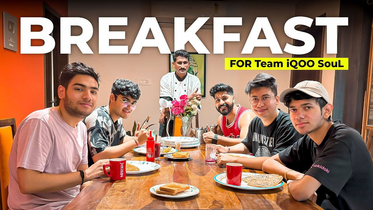 Breakfast For Team iQOOSOUL | Prepared By Chef Harish Ji