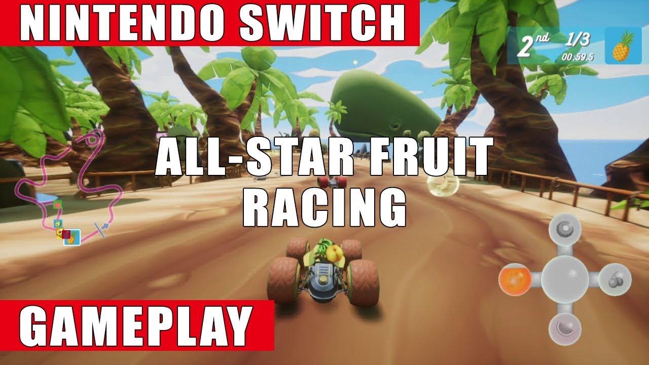 All-Star Fruit Racing Nintendo Switch Gameplay