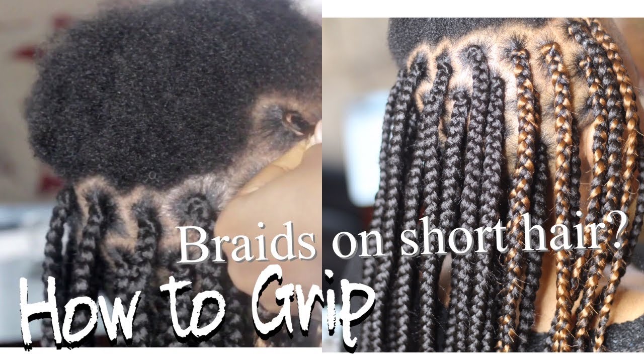 How to Grip the roots for box braids | Box braids on Short Hair