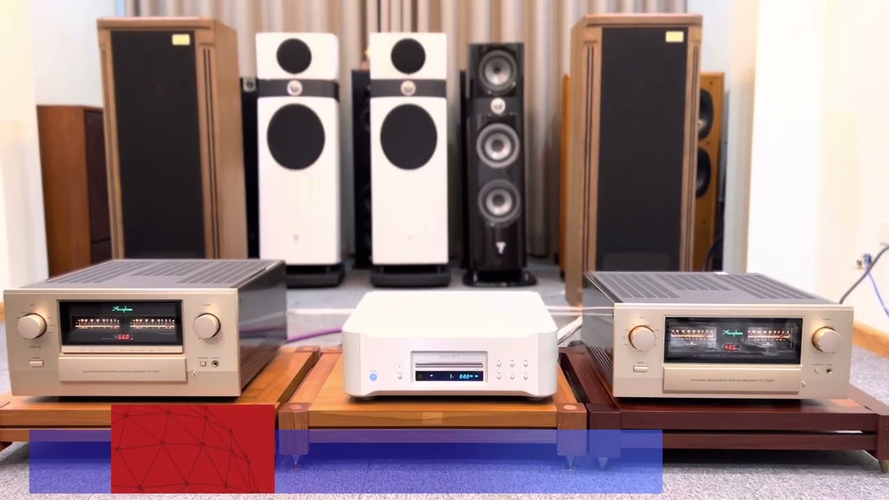 Review Ampli Accuphase E5000 vs E800 loa Tannoy Kensington GR Cd Esoteric K01X