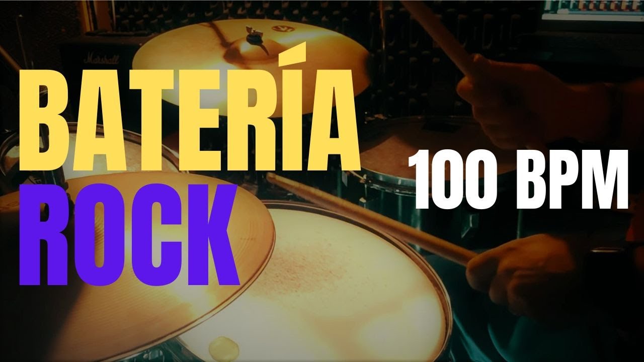 BATERIA ROCK 100 BPM - ACOMPAÑAMIENTO