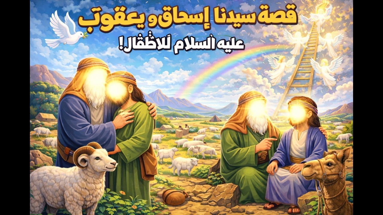 قصة سيدنا إسحاق ويعقوب للأطفال 👨‍👦🌟 | قصص الأنبياء في رمضان مع kjkids