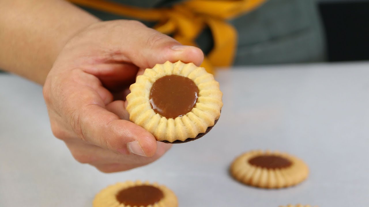 Sablés Viennois con Caramelo / Sablés Viennois with caramel