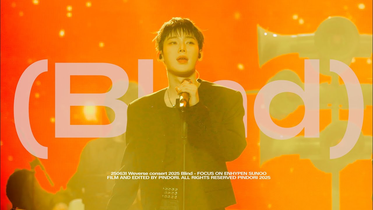 (4K) 250531 Weverse Con '멀어(Blind)' ENHYPEN SUNOO 선우 FOCUS