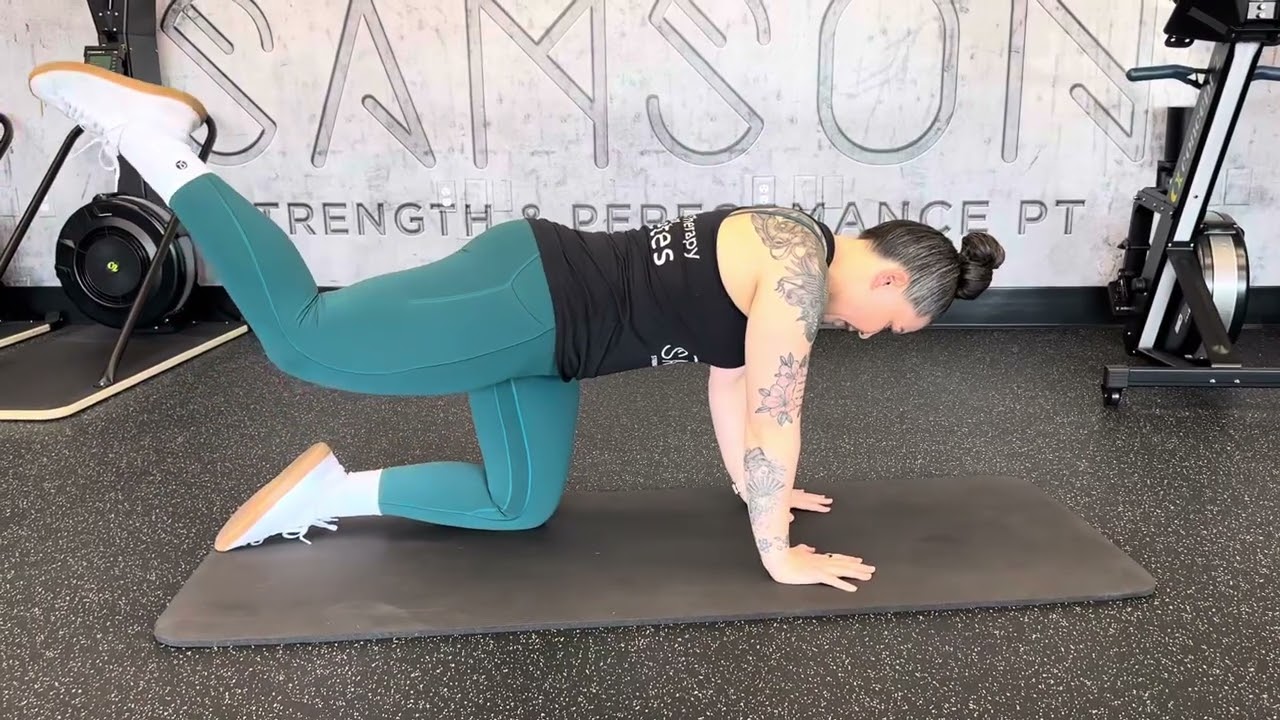 Quadruped Bent Knee Hip Extensions