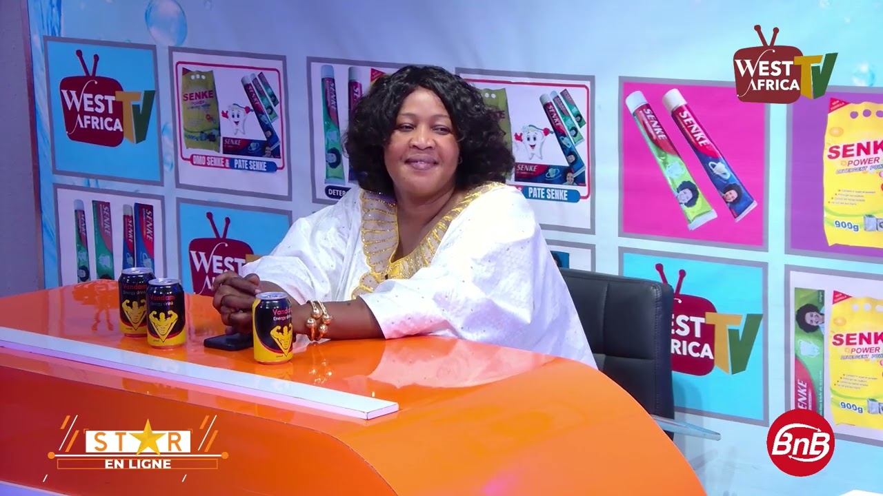 STAR EN LIGNE AVEC DENI CONDE ET CAMPBELL SUR WEST AFRICA TV