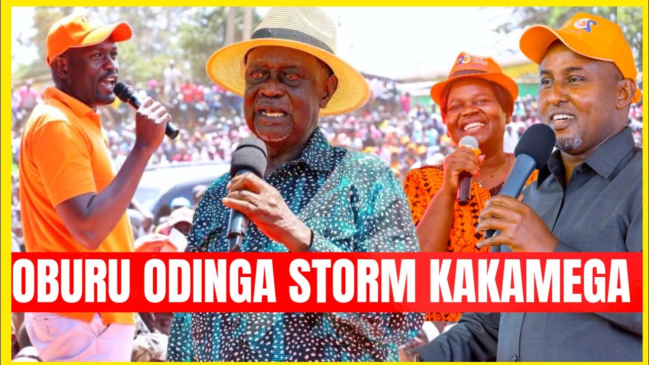 OBURU ODINGA STORMS KAKAMEGA COUNTY
