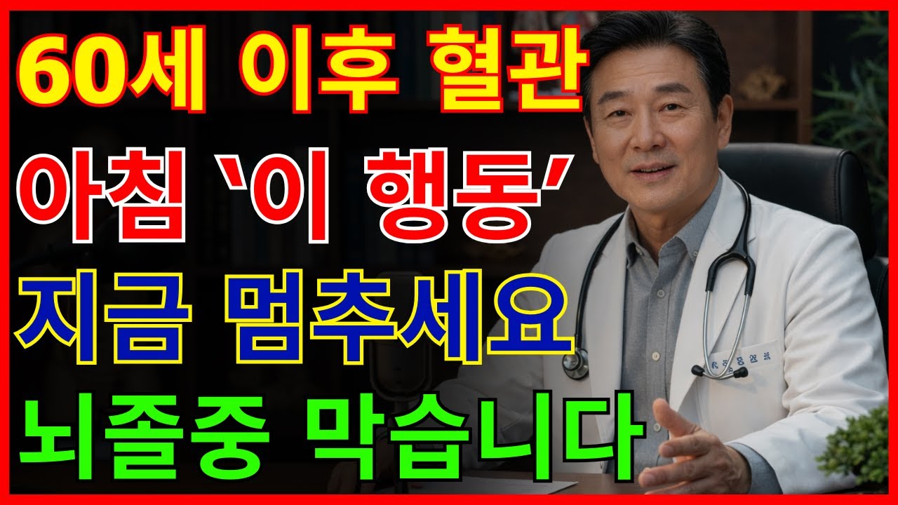 TOP5: 뇌졸중 막는 하루 혈관 습관 5가지 | 건강 | 뇌 | 혈관 | 오디오북
