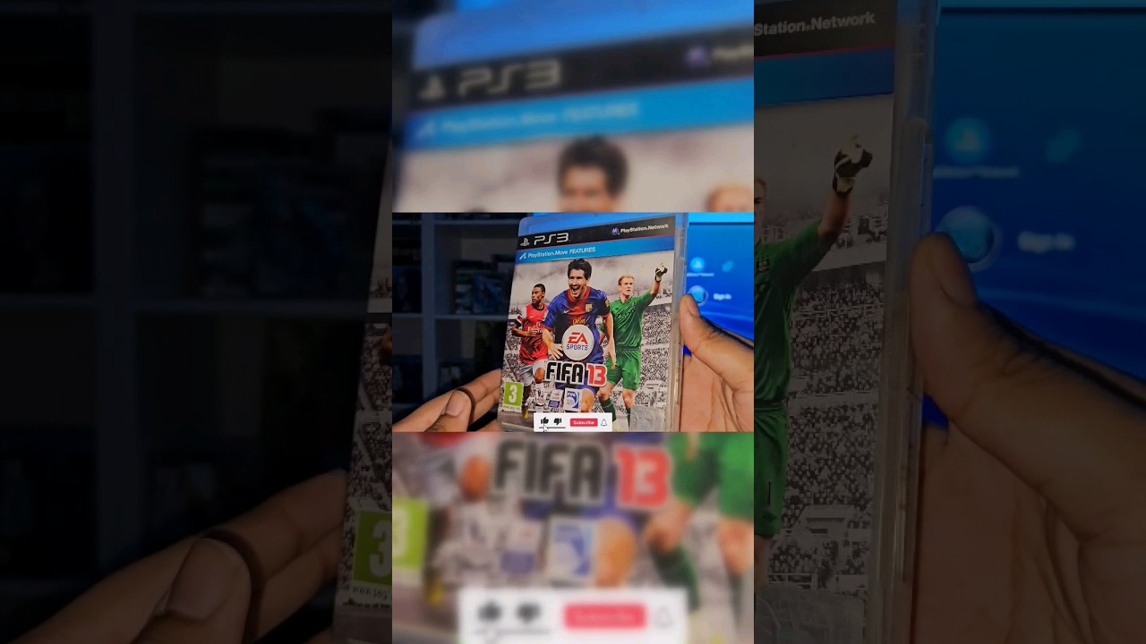 FIFA 13 on the PS3. #playstation #asmr #gaming #football #messi #ronaldo