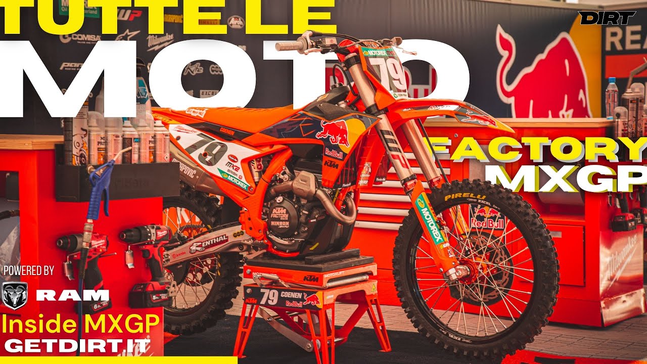 Le moto factory della MXGP | KTM 450 Herlings, Honda HRC, Kawa KX450 Febvre, Beta Lupino e altre! 4K