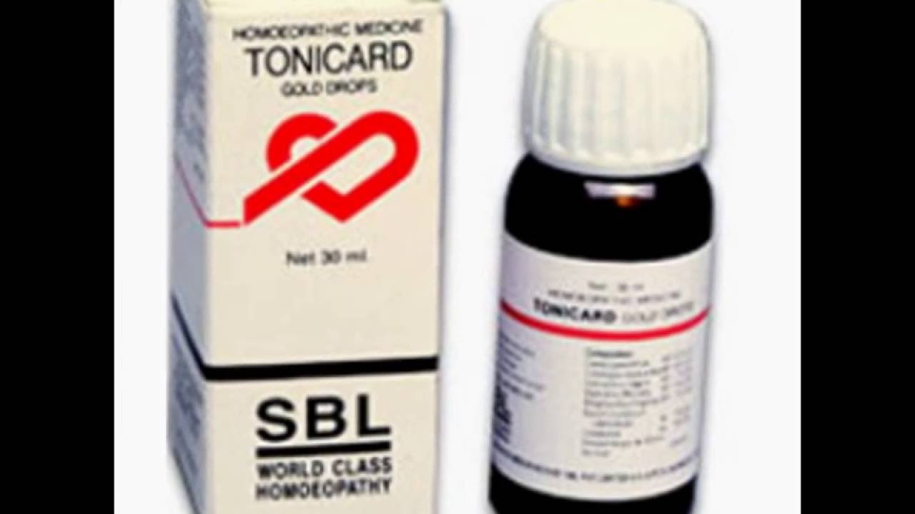 SBL Homeopathy Tonicard Gold Drops