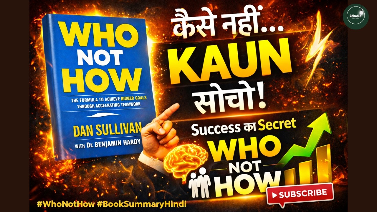 Who Not How Audiobook in Hindi | Success Ka Secret: Sahi Log Dhundo | Full Book Summary