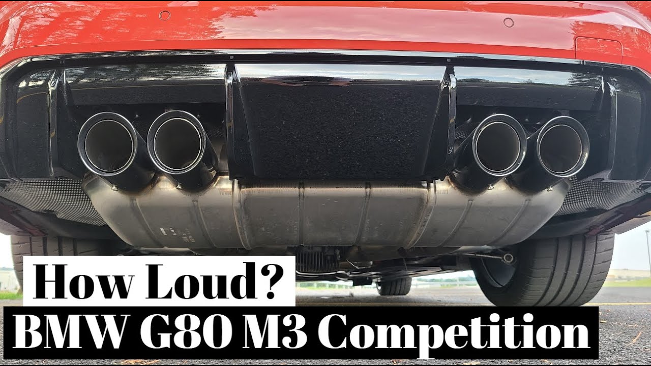This Is How Loud the Exhaust of the 2021 BMW M3 Competition Is | G80 M3