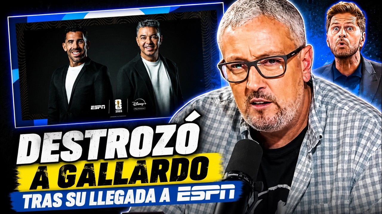 💣 Carrozza DESTROZ&Oacute; a Gallardo tras su llegada a ESPN