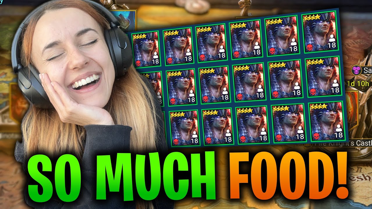 How to Farm Food FAST as a Beginner in Raid: Shadow Legends (My Kael is STARVING)