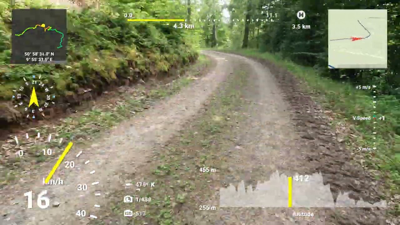 vom Dachsberg zum Inselsteich telemetry