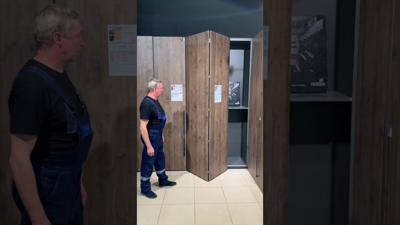 Система складных дверей WingLine L с функцией Push to Move от Hettich 🇩🇪