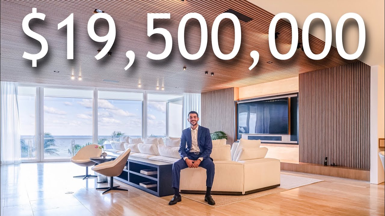Touring a $19,500,000 LUXURIOUS OCEANFRONT CONDO at the Surf Club Four Seasons in Miami