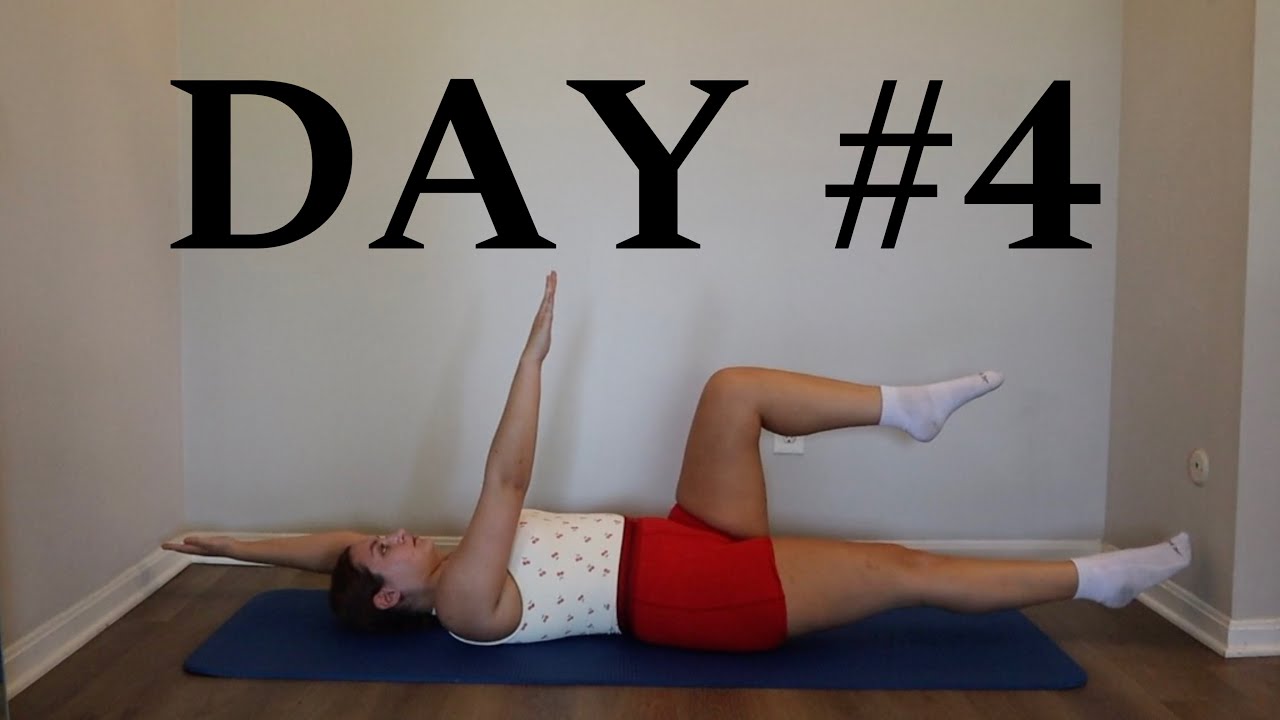 Day #4 Pilates Beginner 30 Day Workout Challenge At Home No Equipment