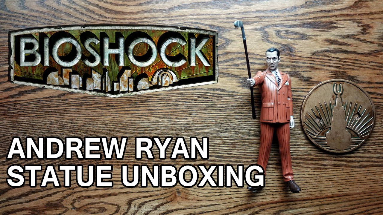 Bioshock Andrew Ryan Limited Edition Statue Unboxing & Review - HD 1080p