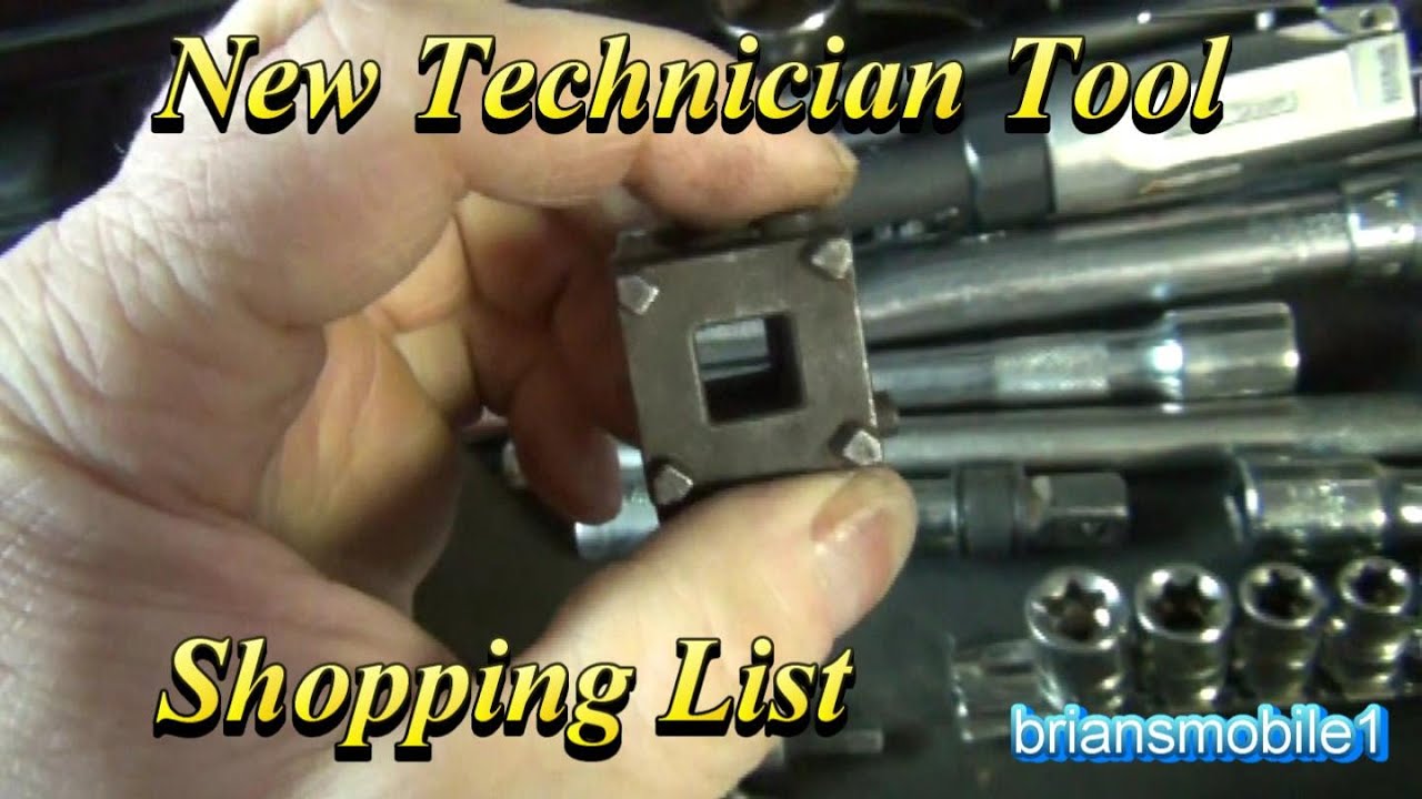 Tool Shopping Checklist For New Technicians