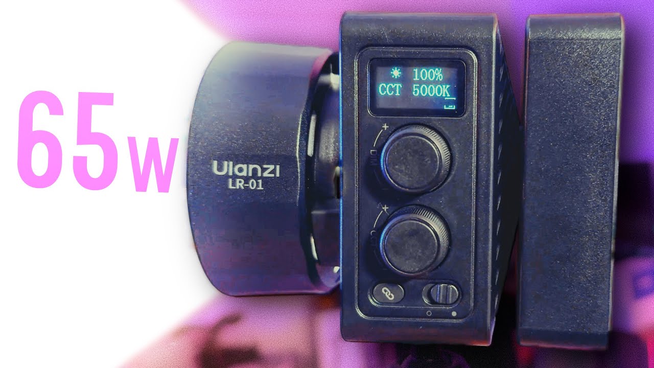 Ultra Portable & Powerful Ulanzi 65W Video Light... Really Cool!