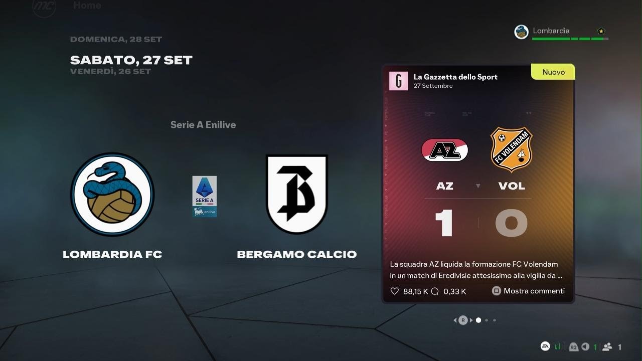 EA SPORTS FC 26 carriera chivu fc internazionale epis 127