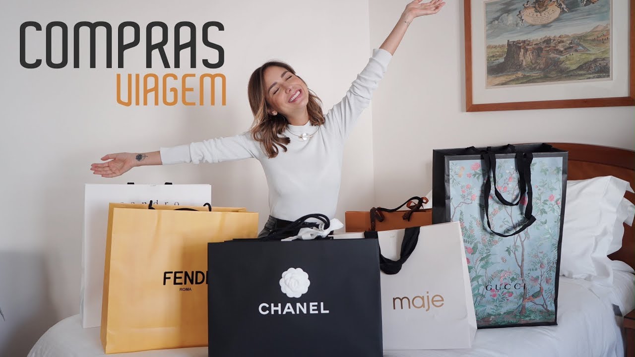 COMPRAS da viagem pela Europa