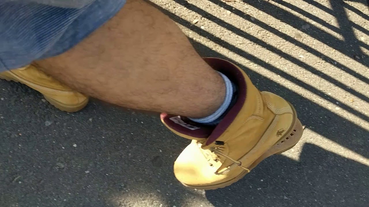 Shopping In Trashed Chippewa Work Boots
