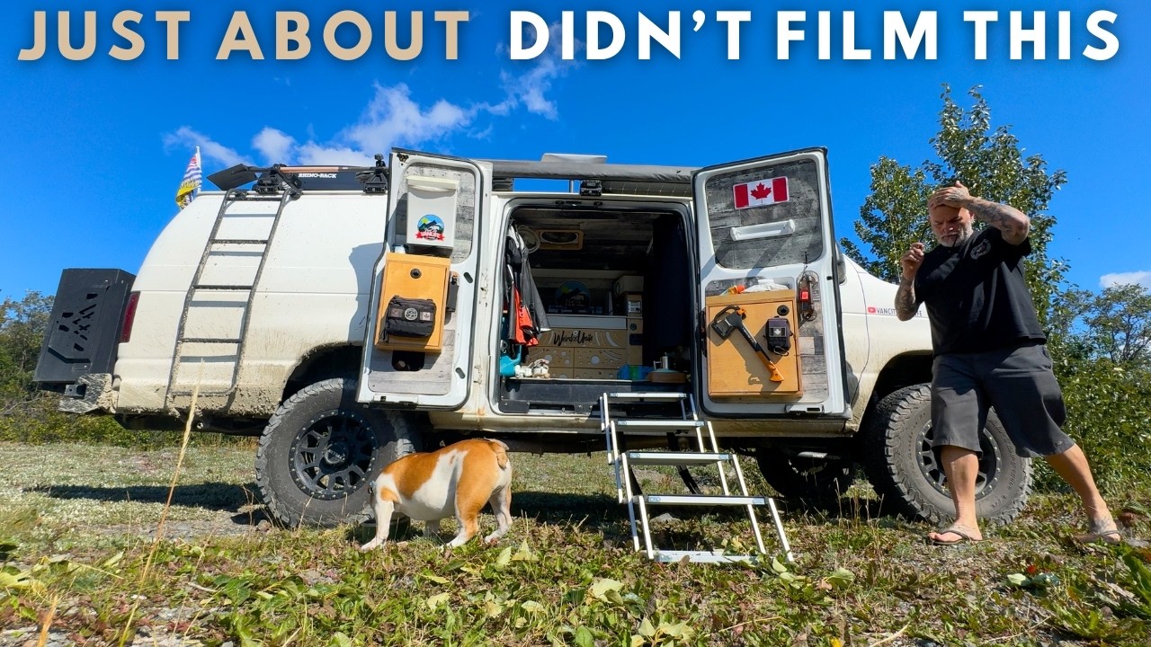 PHEW! CLOSE CALL! The Insane Beauty Of The Yukon. VAN LIFE CANADA