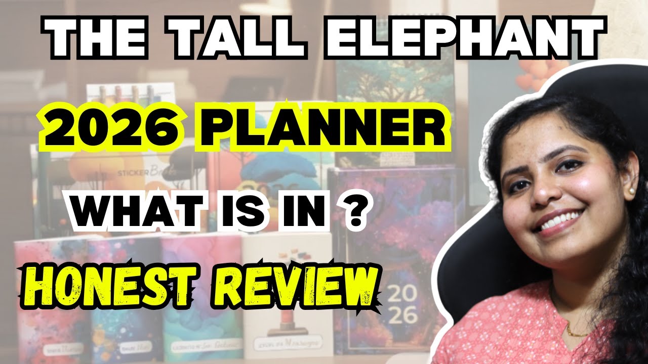 Обзор планировщика Tall Elephant 2026 | Первые впечатления и что внутри 📒✨